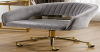 Bucket chair with GOLD BASE